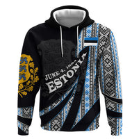 Estonia June 4 1884 Eesti Lipp Hoodie Ethnic Traditional Folk Art Flag