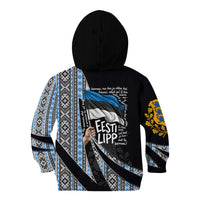 Estonia June 4 1884 Eesti Lipp Kid Hoodie Ethnic Traditional Folk Art Flag