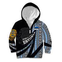 Estonia June 4 1884 Eesti Lipp Kid Hoodie Ethnic Traditional Folk Art Flag