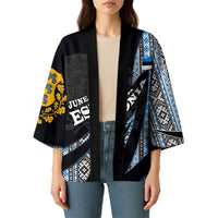 Estonia June 4 1884 Eesti Lipp Kimono Ethnic Traditional Folk Art Flag