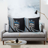 Estonia June 4 1884 Eesti Lipp Pillow Cover Ethnic Traditional Folk Art Flag