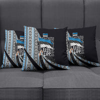 Estonia June 4 1884 Eesti Lipp Pillow Cover Ethnic Traditional Folk Art Flag