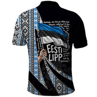 Estonia June 4 1884 Eesti Lipp Polo Shirt Ethnic Traditional Folk Art Flag