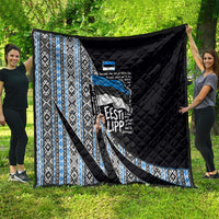 Estonia June 4 1884 Eesti Lipp Quilt Ethnic Traditional Folk Art Flag