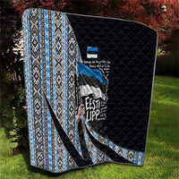 Estonia June 4 1884 Eesti Lipp Quilt Ethnic Traditional Folk Art Flag
