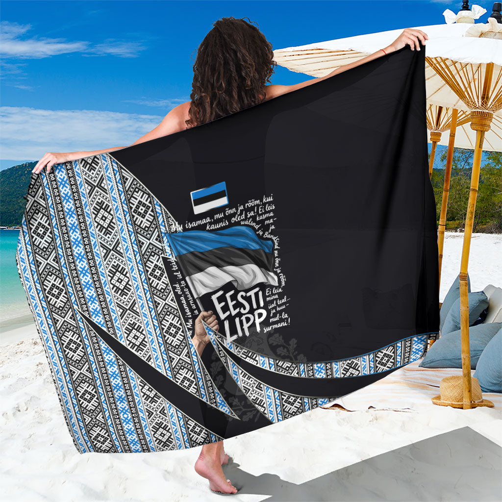 Estonia June 4 1884 Eesti Lipp Sarong Ethnic Traditional Folk Art Flag