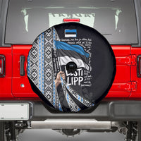 Estonia June 4 1884 Eesti Lipp Spare Tire Cover Ethnic Traditional Folk Art Flag
