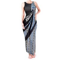 Estonia June 4 1884 Eesti Lipp Tank Maxi Dress Ethnic Traditional Folk Art Flag