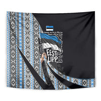 Estonia June 4 1884 Eesti Lipp Tapestry Ethnic Traditional Folk Art Flag