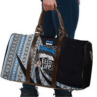 Estonia June 4 1884 Eesti Lipp Travel Bag Ethnic Traditional Folk Art Flag