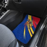 Romania Flag Day Car Mats Libertate Ziua Drapelului - Eagle Patriotic Tricolor Floral
