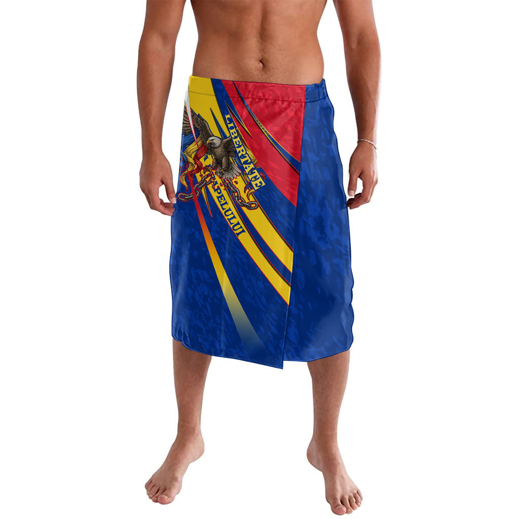 Romania Flag Day Lavalava Libertate Ziua Drapelului - Eagle Patriotic Tricolor Floral