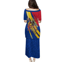 Romania Flag Day Puletasi Libertate Ziua Drapelului - Eagle Patriotic Tricolor Floral