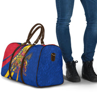 Romania Flag Day Travel Bag Libertate Ziua Drapelului - Eagle Patriotic Tricolor Floral