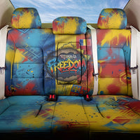 Romania Freedom Back Car Seat Cover Flag Day June 26 - Raised Fist - Graffiti Style
