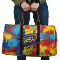 Romania Freedom Travel Bag Flag Day June 26 - Raised Fist - Graffiti Style