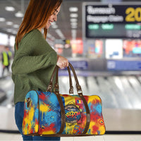Romania Freedom Travel Bag Flag Day June 26 - Raised Fist - Graffiti Style