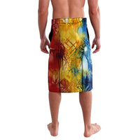Romania We Are Free Eagle Lavalava Romanian Flag Broken Chains - Watercolor Style