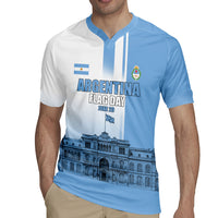 Personalized Argentina Flag Day Rugby Jersey Sun Of May Patriotic Blue Gradient Sketch