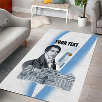 Custom Argentina Manuel Belgrano Area Rug Flag Day - Patriotic Sun of May