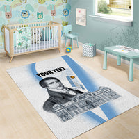 Custom Argentina Manuel Belgrano Area Rug Flag Day - Patriotic Sun of May