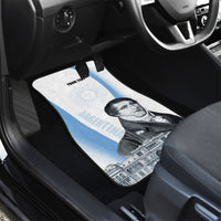 Custom Argentina Manuel Belgrano Car Mats Flag Day - Patriotic Sun of May
