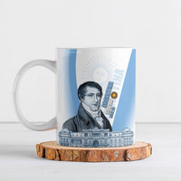 Custom Argentina Manuel Belgrano Ceramic Mug Flag Day - Patriotic Sun of May