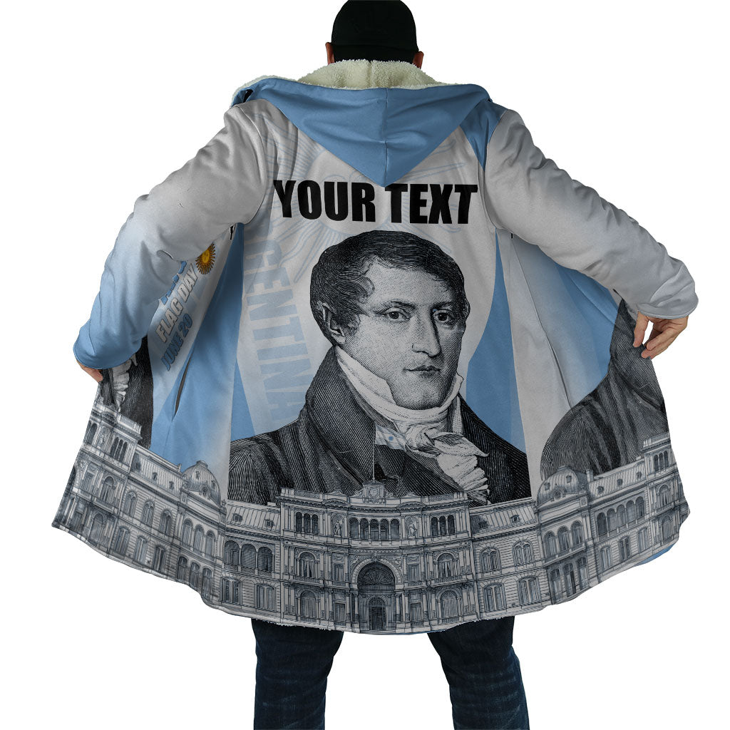 Custom Argentina Manuel Belgrano Cloak Flag Day - Patriotic Sun of May