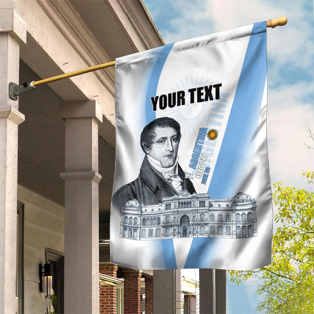 Custom Argentina Manuel Belgrano Garden Flag Flag Day - Patriotic Sun of May