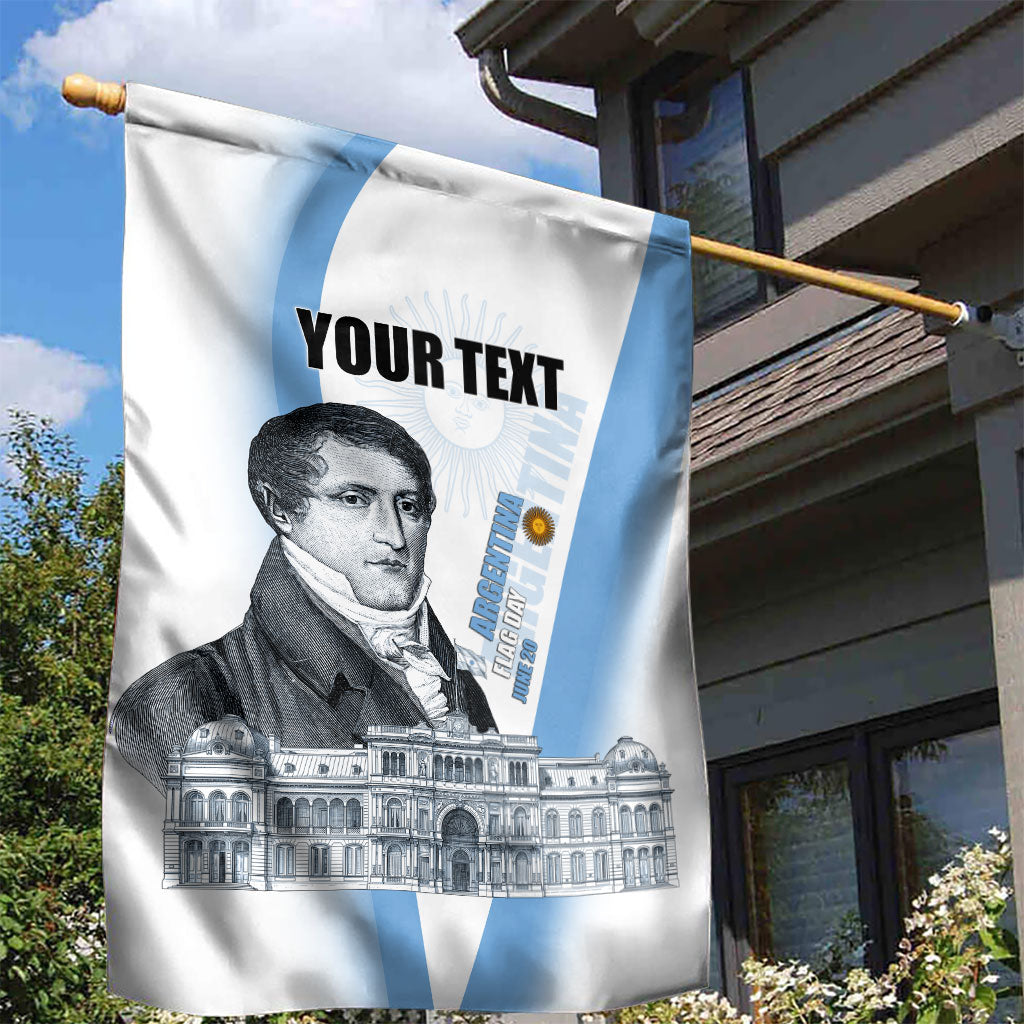 Custom Argentina Manuel Belgrano Garden Flag Flag Day - Patriotic Sun of May