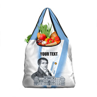 Custom Argentina Manuel Belgrano Grocery Bag Flag Day - Patriotic Sun of May