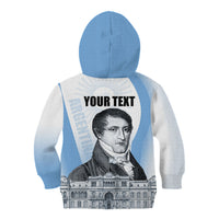 Custom Argentina Manuel Belgrano Kid Hoodie Flag Day - Patriotic Sun of May