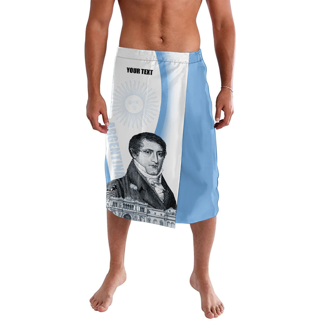 Custom Argentina Manuel Belgrano Lavalava Flag Day - Patriotic Sun of May