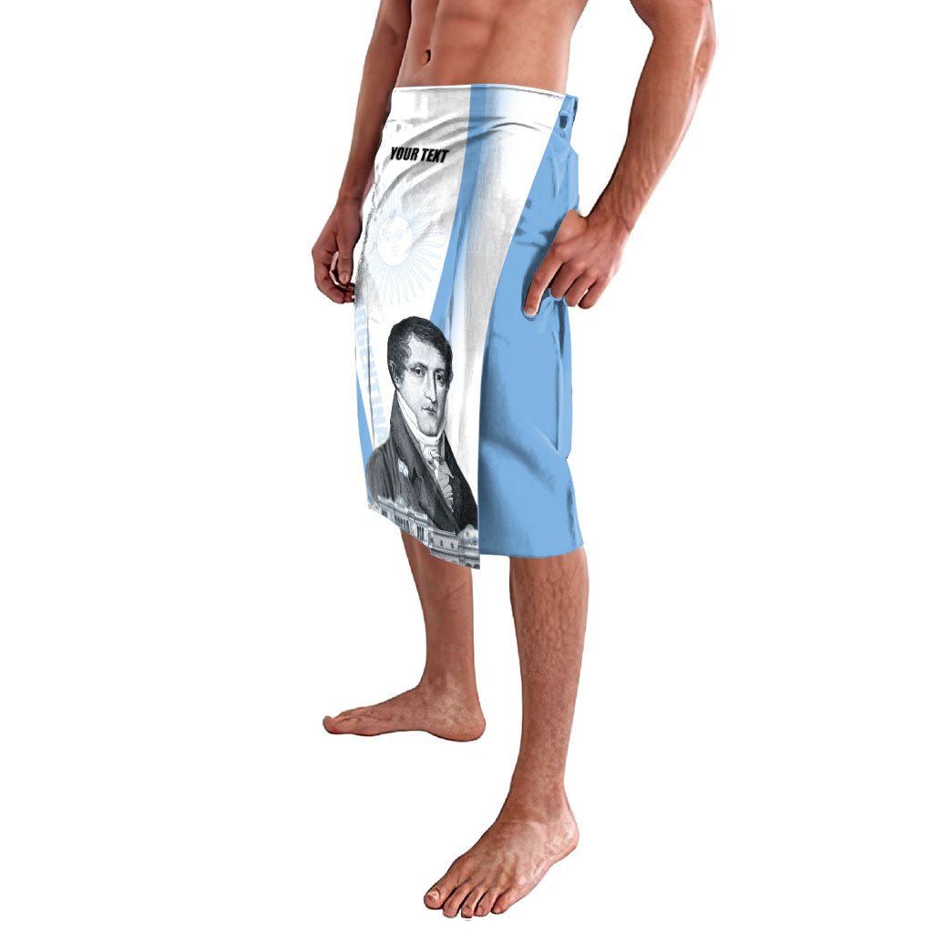 Custom Argentina Manuel Belgrano Lavalava Flag Day - Patriotic Sun of May