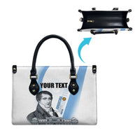 Custom Argentina Manuel Belgrano Leather Bag Flag Day - Patriotic Sun of May