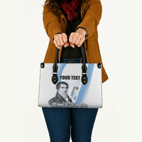 Custom Argentina Manuel Belgrano Leather Bag Flag Day - Patriotic Sun of May