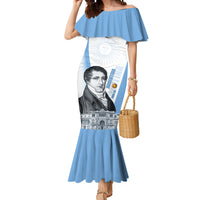 Custom Argentina Manuel Belgrano Mermaid Dress Flag Day - Patriotic Sun of May