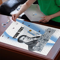 Custom Argentina Manuel Belgrano Puzzle Flag Day - Patriotic Sun of May