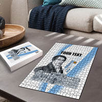 Custom Argentina Manuel Belgrano Puzzle Flag Day - Patriotic Sun of May