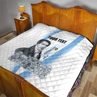 Custom Argentina Manuel Belgrano Quilt Flag Day - Patriotic Sun of May