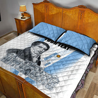 Custom Argentina Manuel Belgrano Quilt Bed Set Flag Day - Patriotic Sun of May