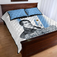 Custom Argentina Manuel Belgrano Quilt Bed Set Flag Day - Patriotic Sun of May