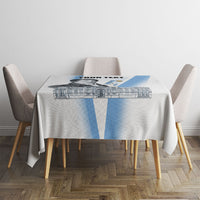 Custom Argentina Manuel Belgrano Tablecloth Flag Day - Patriotic Sun of May