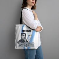 Custom Argentina Manuel Belgrano Tote Bag Flag Day - Patriotic Sun of May