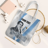 Custom Argentina Manuel Belgrano Tote Bag Flag Day - Patriotic Sun of May
