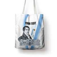 Custom Argentina Manuel Belgrano Tote Bag Flag Day - Patriotic Sun of May