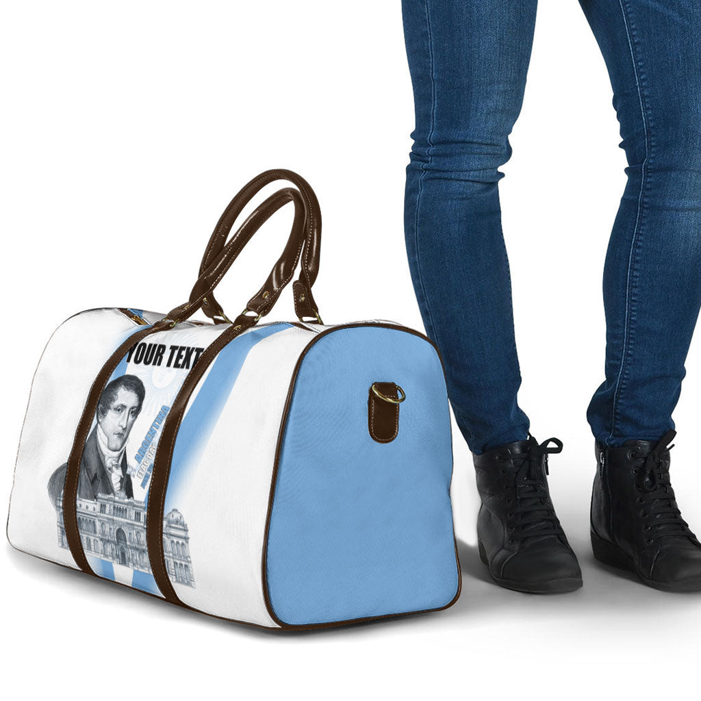 Custom Argentina Manuel Belgrano Travel Bag Flag Day - Patriotic Sun of May