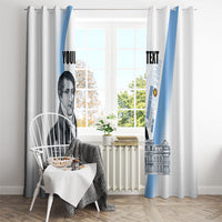 Custom Argentina Manuel Belgrano Window Curtain Flag Day - Patriotic Sun of May
