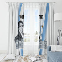 Custom Argentina Manuel Belgrano Window Curtain Flag Day - Patriotic Sun of May