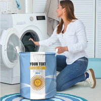 Personalized Argentina Flag Day Laundry Basket Sun Of May Sol De Mayo - National Emblem Patriotism